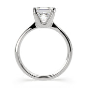 Juliana Emerald Cut Classic Solitaire Engagement Ring Setting - Nivetta